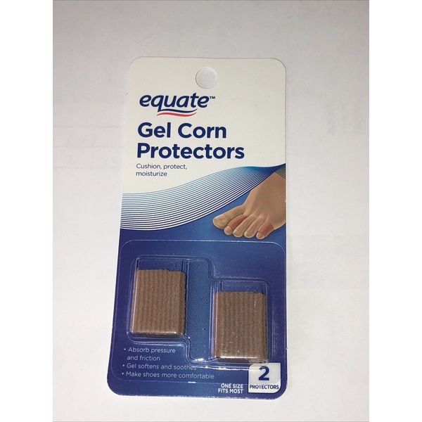 Equate Gel Corn Protectors 2 count Cushion Protect Moisture One Size Fits All