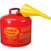 Eagle UI-50-FS Type I Safety Can 5 Gallon with Funnel Red