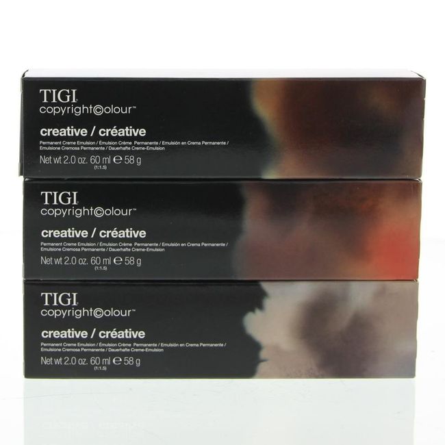 TiGi Copyright Colour 5/4 Light Copper Brown Gloss Demi Permanent 2 Ounce 60 Milliliters