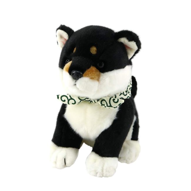 Cute Selling Plush Toy Black Mameshiba Sitting M Japan D0031N