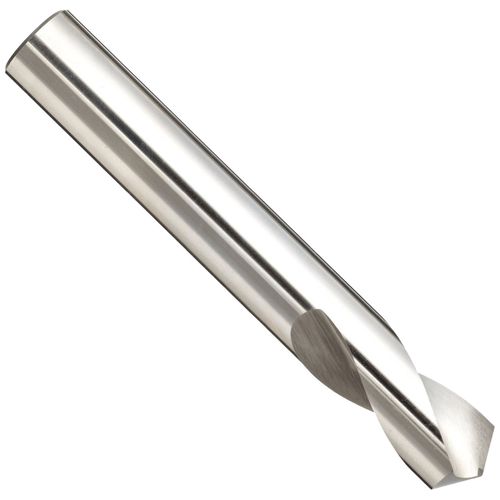 YG-1 High Speed Steel NC Spotting Drill Bit, Uncoated (Bright), Straight Shank, Slow Spiral, 120 Degree, 5/8" Diameter x 4-67/128" Length (Pack of 1)