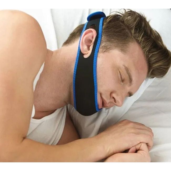 Anti Snore Chin Strap Stop Snoring Sleep Apnea TMJ Support Comfortable and Safe