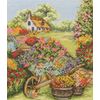 Anchor CS Floral Wheelbarrow, Multi-Colour, 16.5 x 19.5cm