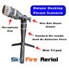 DJI Mic 2 Wireless Microphone Deluxe Desktop Podcast Interview Set Handle Holder