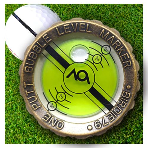 BIRDIE79 Slope Master Pro Green Reader - Uses Golf Hat Clip Ball Marker and High Precision Green Reading Aid Golf Accessories