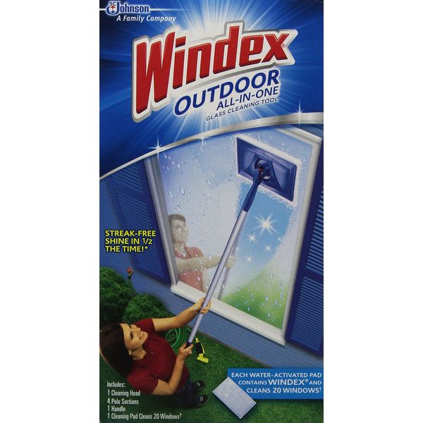 Windex Cleaner Window Outdoor All in One