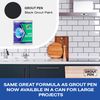 Groutin - Tile Grout Paint 125ml - Designed to Restore Tile Grout (Black)