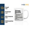 Employee Appreciation Coffee Mug 11oz White - Software Developer - Gift for Software Developer Coder Programmer Engineer Man Woman