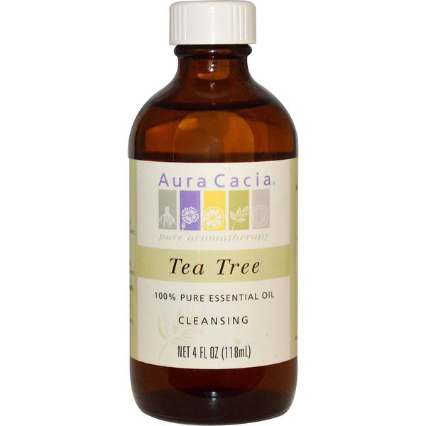 Aura Cacia Tea Tree, Essential Oil, 4 oz. bottle