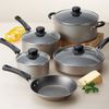 9 Pcs Nonstick Cookware Set Easy Cleanup Durable Kitchen Cooking Essentials US