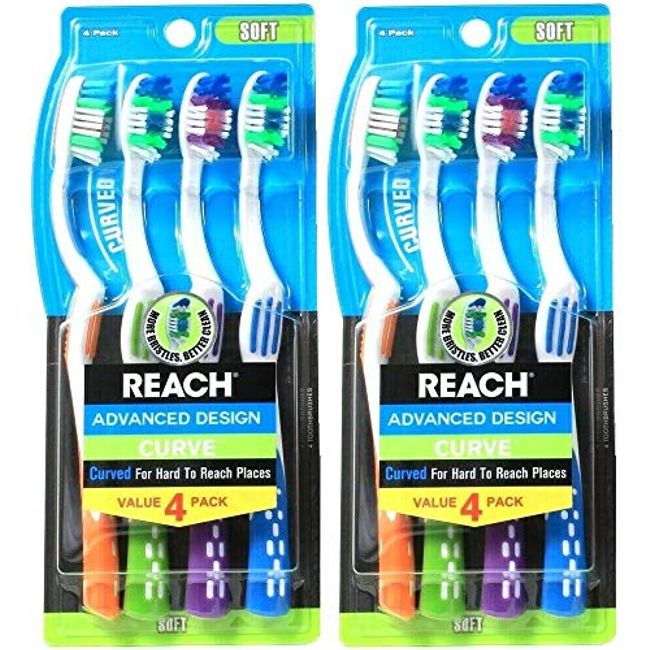 REACH Fresh & Clean Toothbrush with Soft Bristles, 2 Count - Reach  Toothbrush