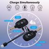 Wireless Guitar System Transmitter Receiver Rechargeable for Guitar Bass Violin