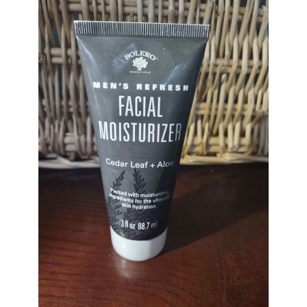 Bolero Men's Refresh Facial Moisturizer Cedar Leaf + Aloe