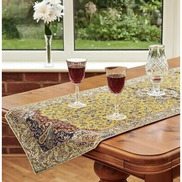 LPUK Termeh table runner Persian exquisite rug style tapestry Series 43 Darbari