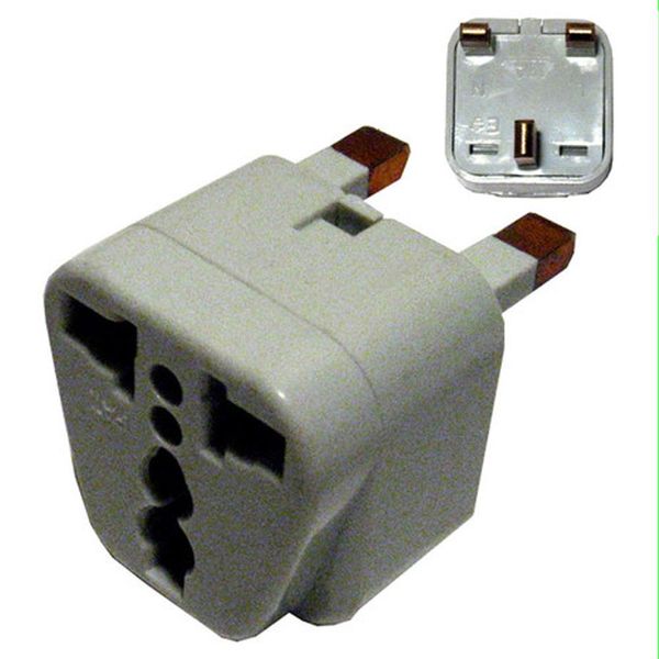 Universal to UK Plug Adapter Travel Power Converter