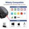 Presentation Clicker PowerPoint Wireless Presenter Remote: Laser Pointer Computer Clickers, Hyperlink Finger Ring Project Power Point PPT Clicker for Mac Laptop Office, Slideshow Google Slide Advancer