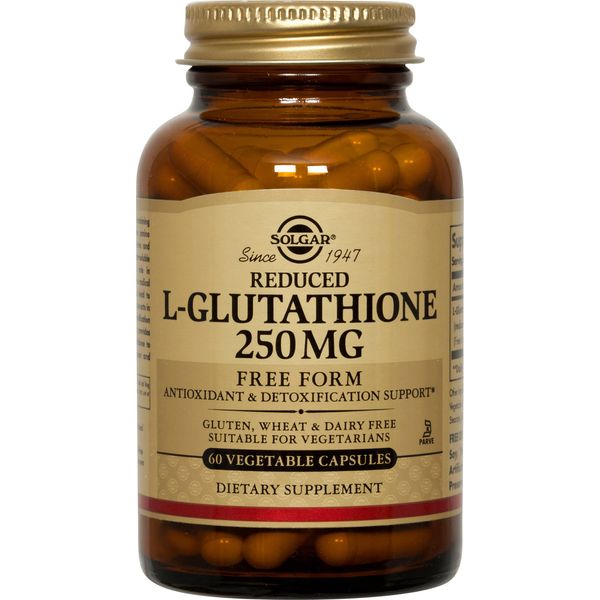 Solgar Reduced L-Glutathione 250mg 60 Vegetable Capsules
