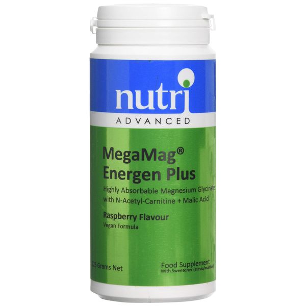 Nutri Advanced MegaMag Energen Plus - Raspberry Flavour - 225g