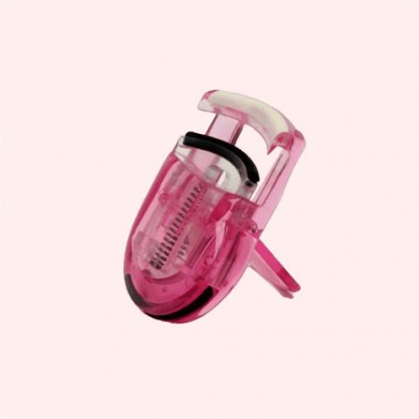 KAI Portable Eyelash Curler (Pink, Silicone Type)