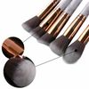 Professional Cosmetic White Marble Makeup Brushes Set 10 Pieces