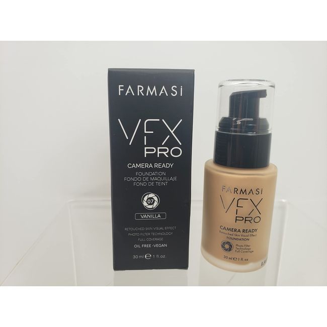 VFX Pro Camera Ready Foundation 07 Vanilla 1 Fluid Ounce