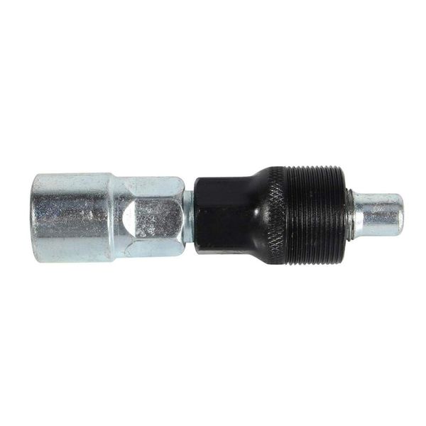 Metal Crank Puller, Silver Black Crank Arm Removal Tool for 14, 15mm Spanner or Adjustable Spanner