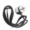 Magnetoelectric Incremental Rotary Encoder Wide Voltage AB Two Phases Shaft 6mm 600P/R DC5V-24V