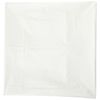 White Solid Rectangular Plastic Table Cover (54" x 108") 1 Count - Elegant Design & Premium Quality, Ideal For Parties, Events & Everyday Use