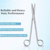 2x Metzenbaum Scissors Straight & Curved 7"Plastic Surgery Dissecting Veterinary