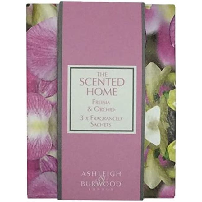 Ashleigh &amp; Burwood Sachet x 3 Freesia &amp; Orchid Sachet x 3 Freesia &amp; Orchid Ashley &amp; Burwood