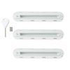 AQUBONA Surfboard Fin Box Set, 3 Future Fin Boxes with Key Screws