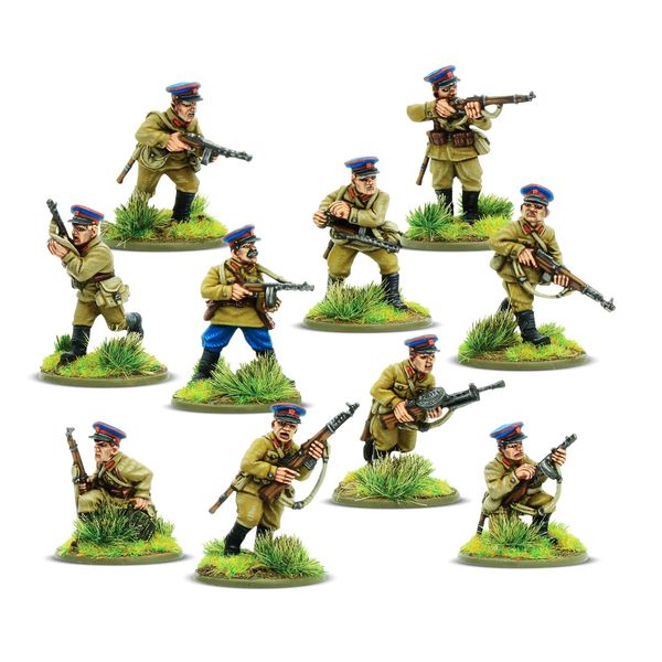 Warlord Games 402214006, 1/56 Scale Bolt Action Soviet NKVD Squad