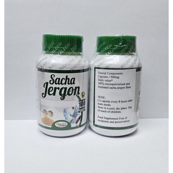 SACHA JERGON 200 CAPS 100 % NATURAL FROM PERU