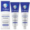 atnayo 2PCS Hydroxyapatite Toothpaste, Calcium Hydroxyapatite Toothpaste for Sensitive Teeth