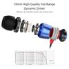 Soundmagic E10C In Ear Isolating Earphones with Mic - Black & Blue
