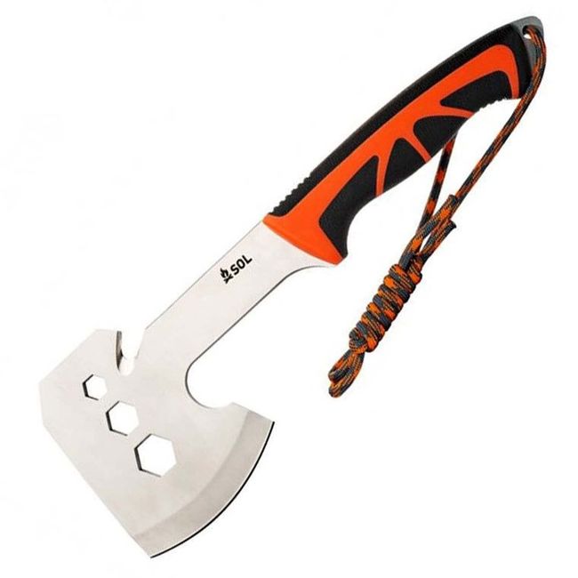 SOL 13860 Stoke Camp Hatchet for Camping, Outdoors, Compact, Multi-Purpose