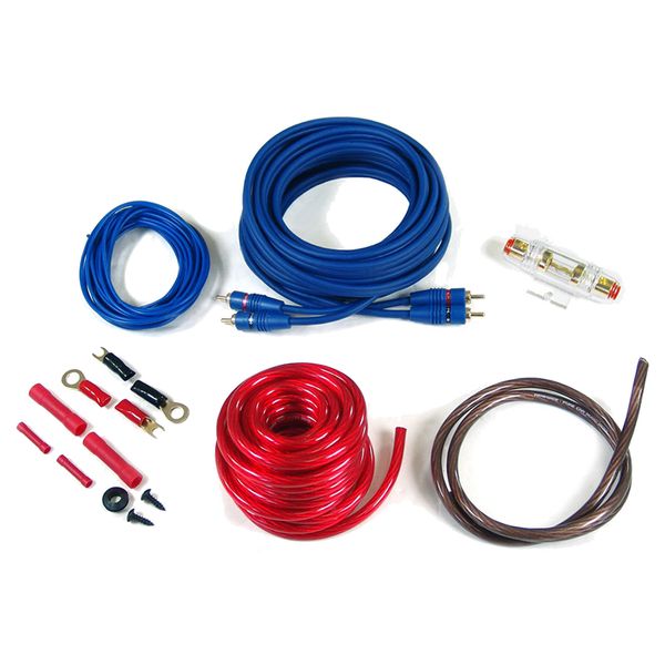 Renegade REN10KIT 10mm^2 Car Audio Complete Amplifier Installation Wiring Kit