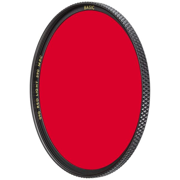 B+W Rotfilter hell 090 MRC Basic 52mm (16x vergütet, Professional) 1102679 Black