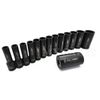 14-PC 1/2" Drive Deep Impact Socket Set Metric 12 Point  10-32mm