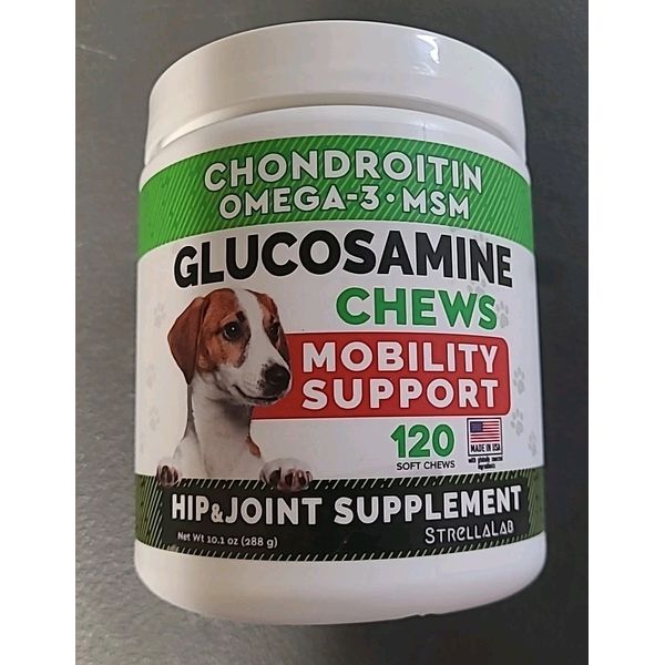 Glucosamine Chews Mobility Support 120ct  BB 02/28