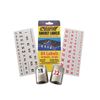 Master Set - Eye Saver Chrome Labels for Socket Sets & Wrenches foil decals NY