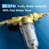 Waterdrop Backwash Spin Down Sediment Filter - Whole House Pre-Filtration System
