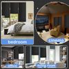 100% Blackout Roller Shades Window Curtains Cordless Door Blind Light Blocking