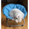 TRM Gray Folding PET Dog CAT Bed Chair Portable