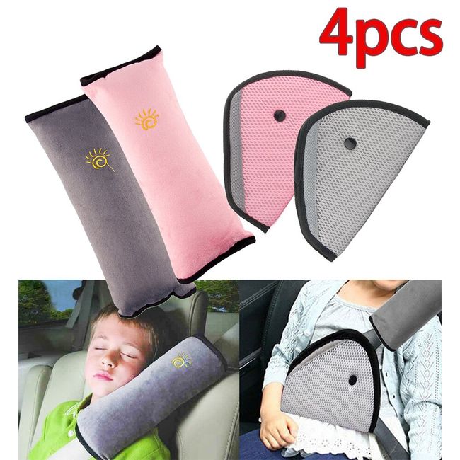 Baby Kids Car Seatbelt Sleeping Pillow Shoulder Soft Cushion Pad 