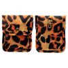 Puckator CASE46 Animal Print Leopard Print Face Covering & Hand Sanitiser Pouch/Case