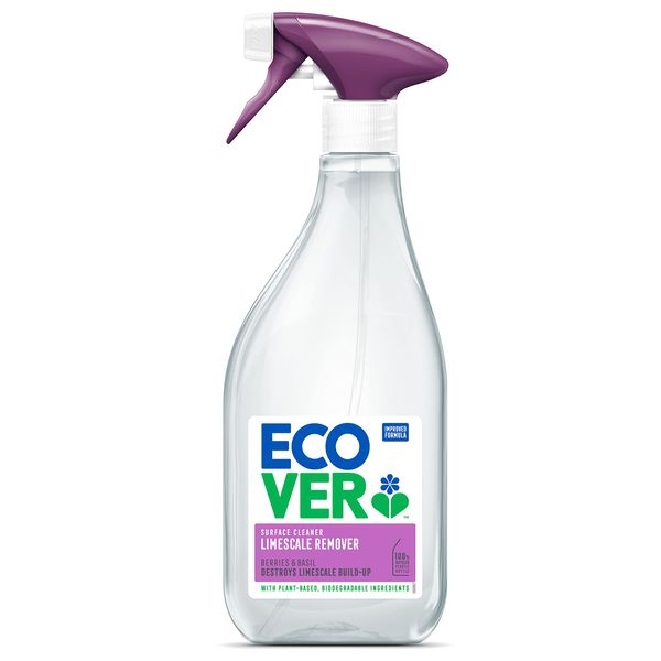 Ecover Limescale Remover, Multi Surface Cleaner, Berries & Basil, 500ml