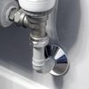Pack of 2 Radiator Pipe Covers 4.5cm Chrome Pipe Collars