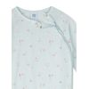 Sanetta Baby-Mädchen 221857 Strampler/Overall, Blue Wind, 62