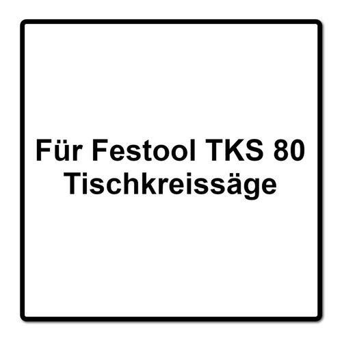 Festool 575851 KT TKS 80 Cartridge for TKS 80 EBS SawStop 254mm Table Saw